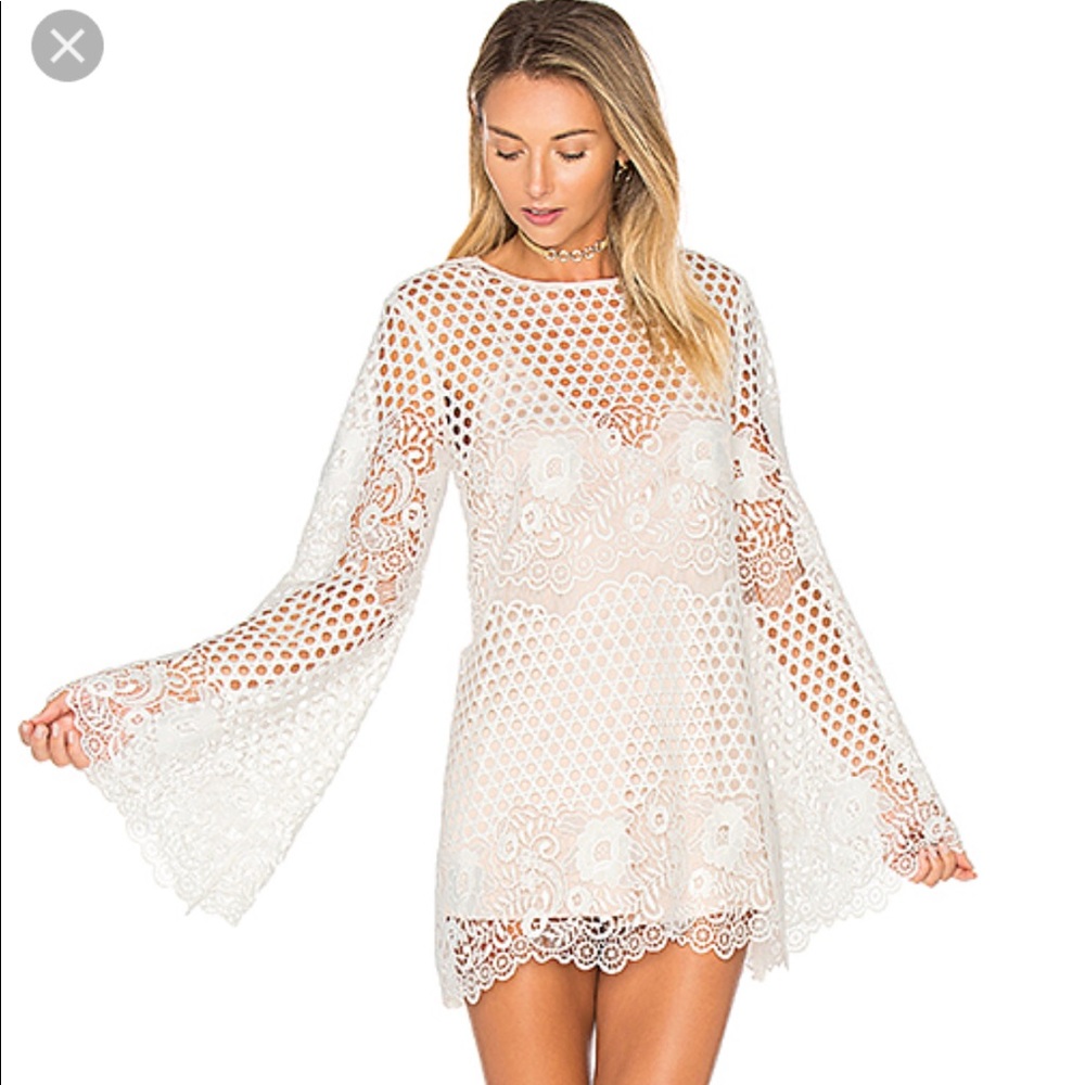 Alice McCall White Eyelet Lace Mini New W Tags